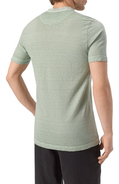 Футболка-хенли изо льна и хлопка 120% LINO, арт. 32ALIM79AC/G308/S01, фото 4