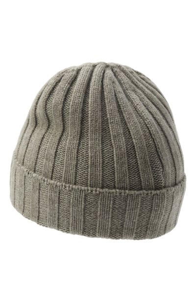 Кашемировая шапка BRUNELLO CUCINELLI темно-зеленого цвета по цене 29950 руб., арт. B22M90070A, фото 2 Кашемировая шапка BRUNELLO CUCINELLI, арт. B22M90070A, фото 2