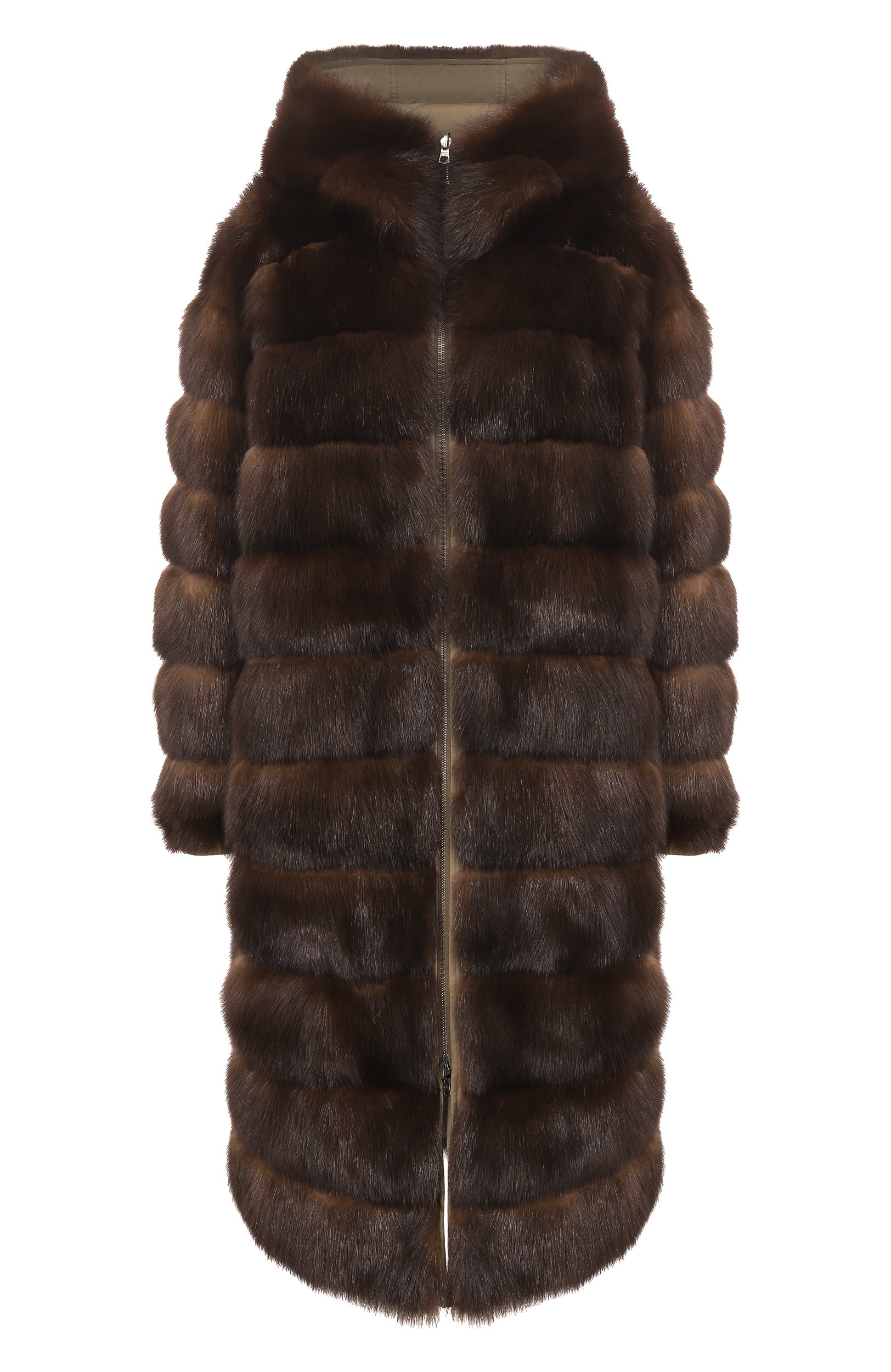 Двусторонняя шуба из соболя YVES SALOMON, арт. 22WYM03690ZIRV, фото 1