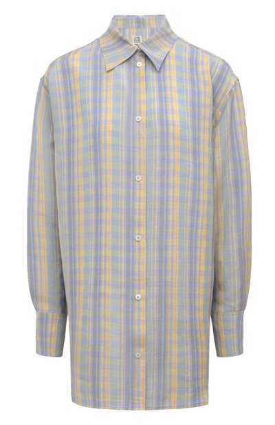 Женская рубашка из вискозы и льна TOTEME, арт. 243-WRT1415-FB0201