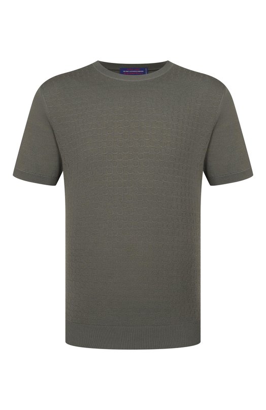 Джемпер из кашемира и шерсти Stefano Ricci W505507G10/W26150_001 Хаки W505507G10/W26150_001