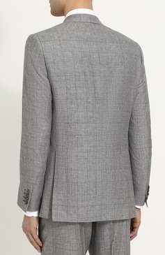 Костюм из смеси шерсти и льна с шелком BRIONI, арт. RA0J0L/P7AN5/BRUNIC0/2, фото 3