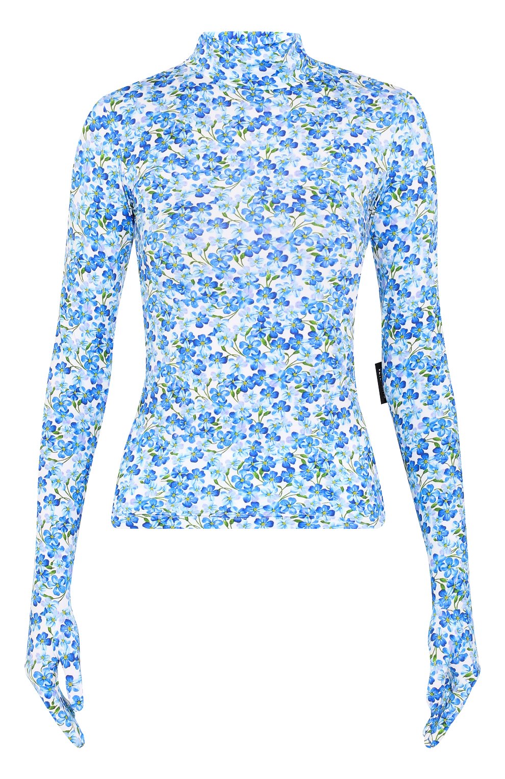 Водолазка с принтом VETEMENTS, арт. SS20T0002 2613/W/BLUE/WHITE FL0WERS, фото 1