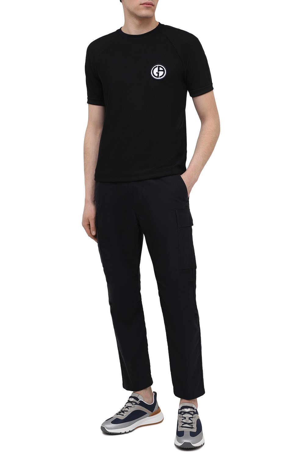 Комбинированные кроссовки BRUNELLO CUCINELLI, арт. MZUTBH0255, фото 2