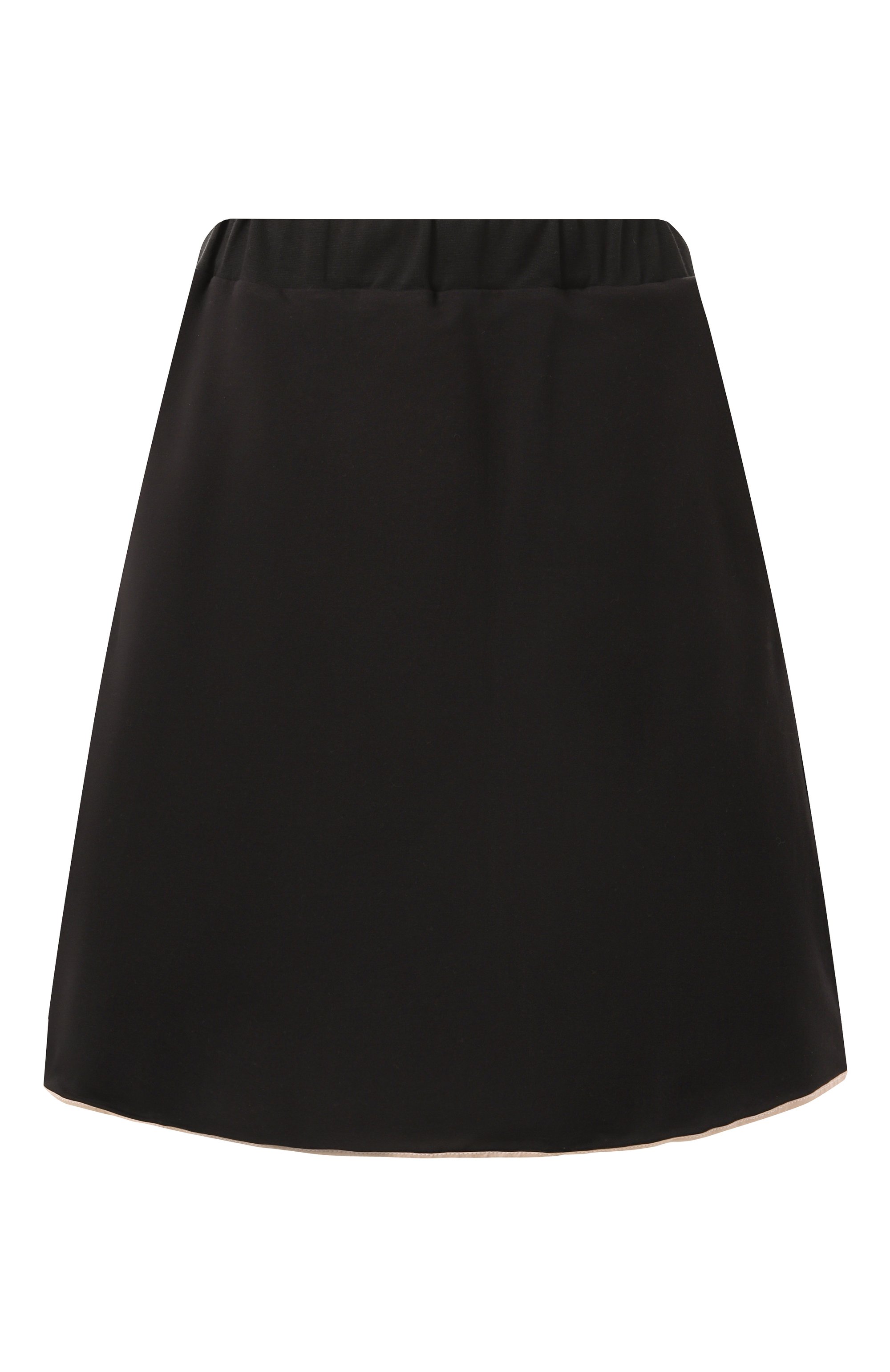 Хлопковая юбка MIDGARD PARIS черного цвета по цене 21000 руб., арт. SK502-FR-BK, фото 1 Хлопковая юбка MIDGARD PARIS, арт. SK502-FR-BK, фото 1