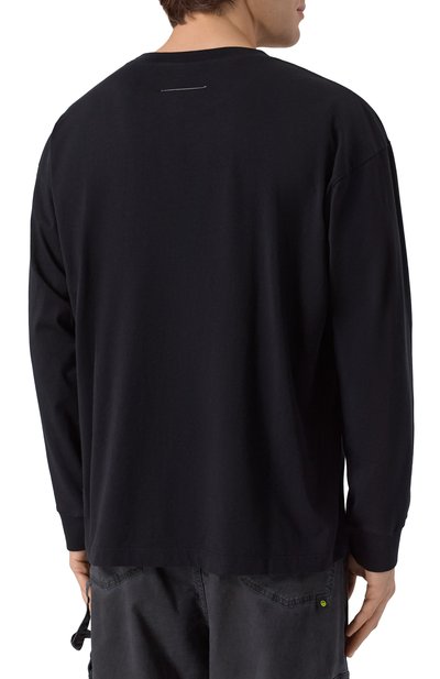Хлопковый лонгслив MM6, арт. SH0GC0034/S24312, фото 4