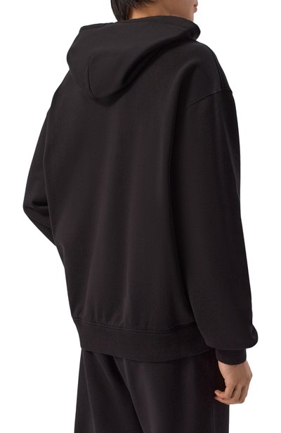 Хлопковое худи DOLCE & GABBANA черного цвета по цене 89650 руб., арт. G9ZU0T/G7Q20, фото 4 Хлопковое худи DOLCE & GABBANA, арт. G9ZU0T/G7Q20, фото 4