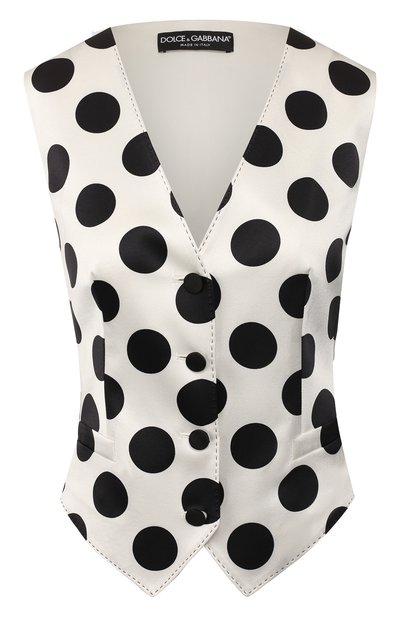Женский шелковый жилет DOLCE & GABBANA, арт. F79S1T/HS1X0