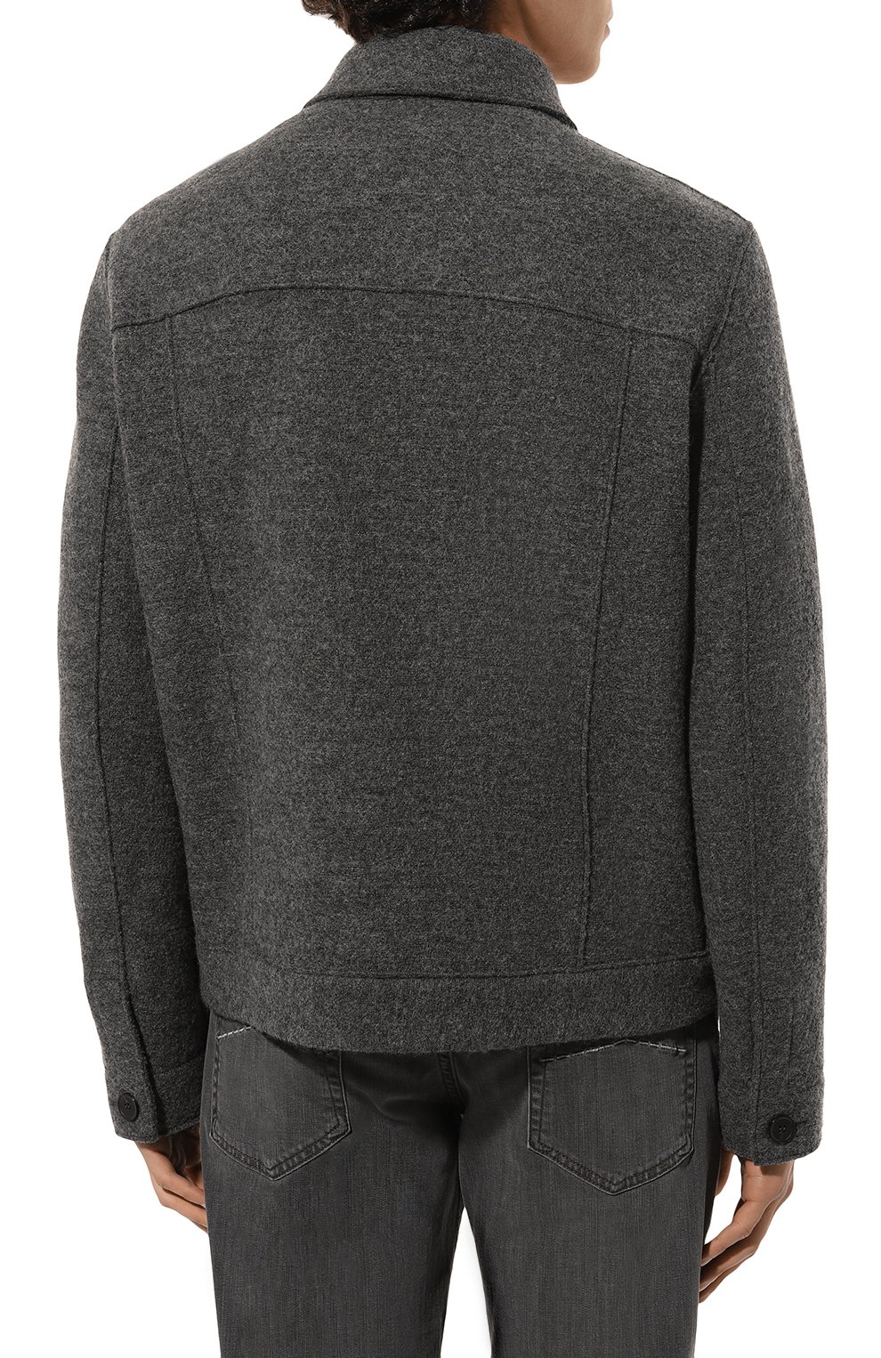 Шерстяная куртка-рубашка HARRIS WHARF LONDON, арт. C9331MLC, фото 4