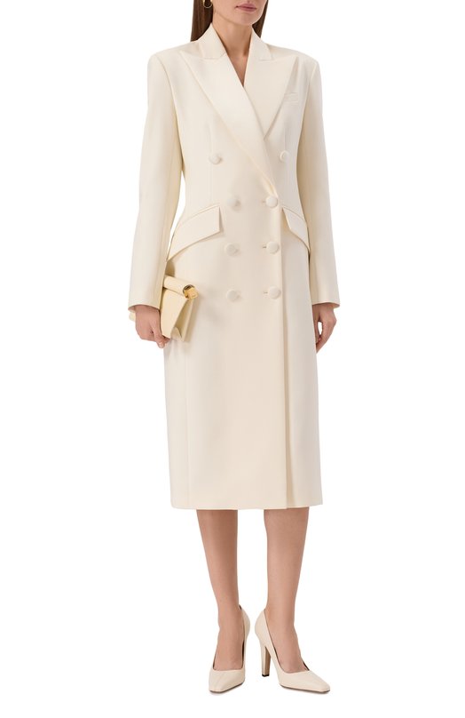 Шерстяное платье Shervarli DR24-0013 Кремовый  DR24-0013 Фото 2