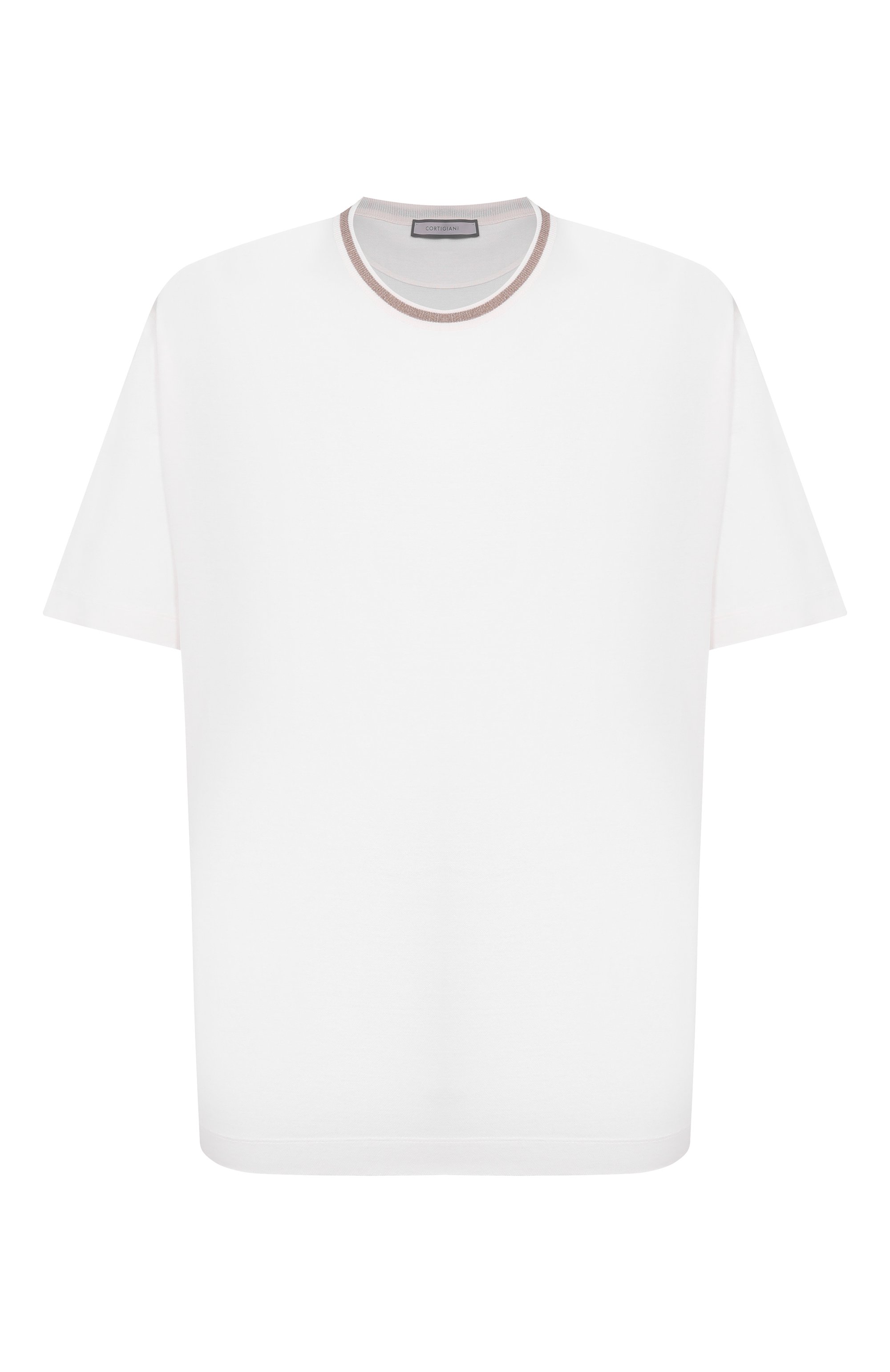 Футболка из хлопка и шелка CORTIGIANI, арт. 4AJ635, фото 1