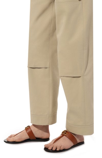 Кожаные шлепанцы marmont GUCCI, арт. 497444 A3N00, фото 3