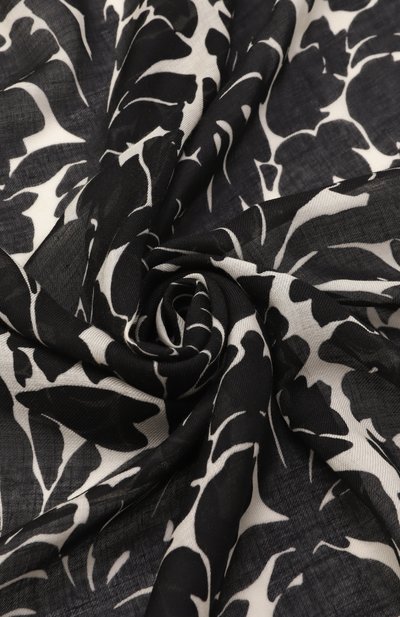 Шелковый палантин SAINT LAURENT, арт. 778612/3YP96, фото 3