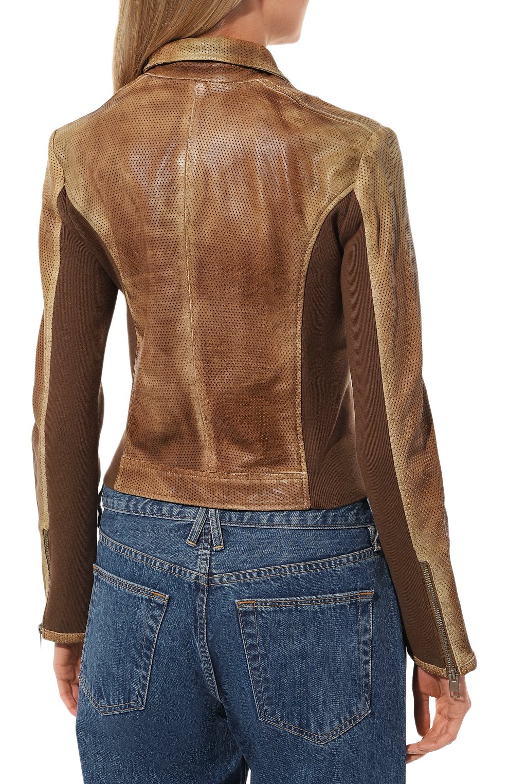 Кожаная куртка DIESEL, арт. A08797/0WEAU, фото 4