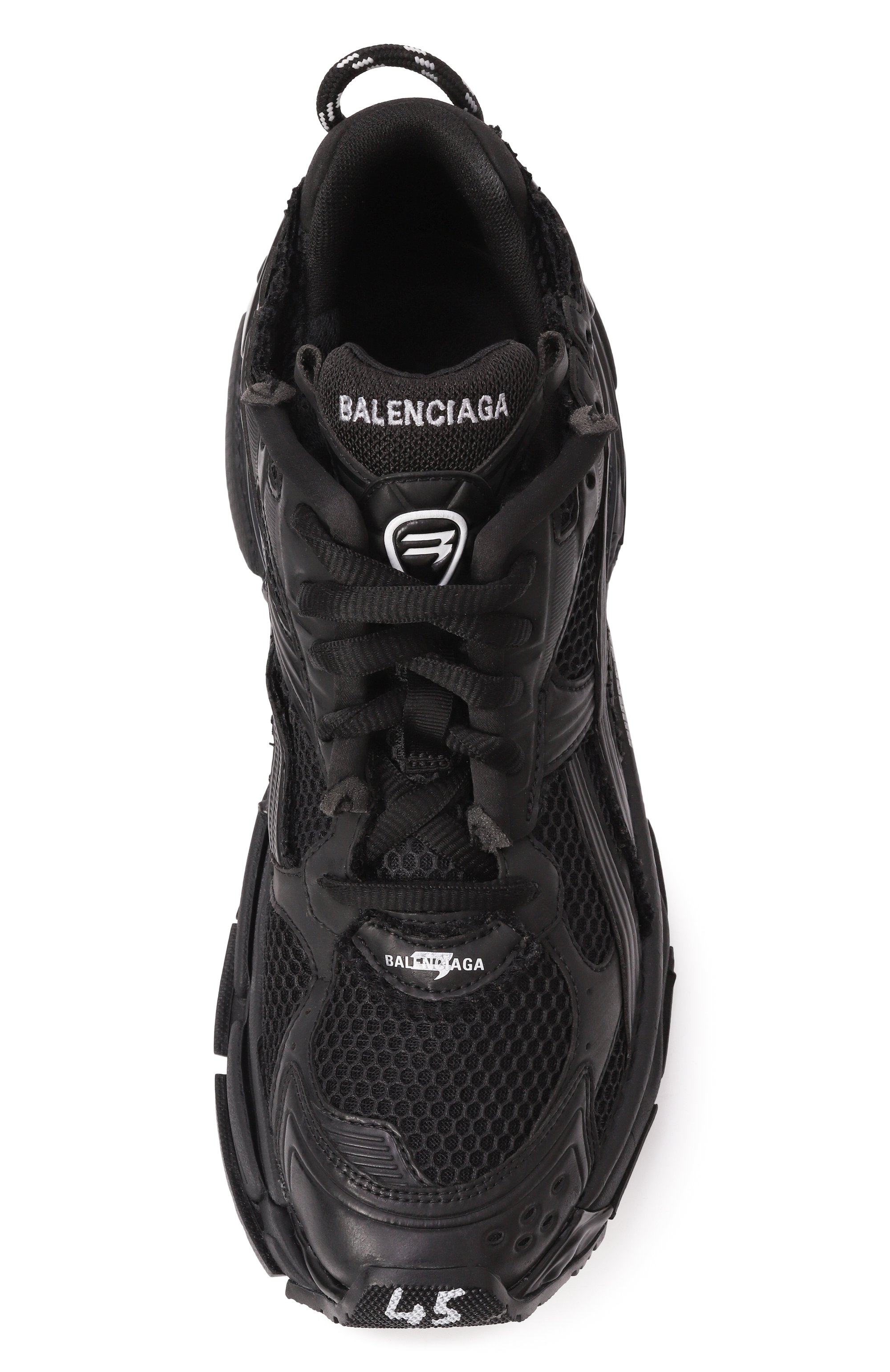 Текстильные кроссовки runner BALENCIAGA черного цвета по цене 120500 руб., арт. 772774/W3RBT, фото 6 Текстильные кроссовки runner BALENCIAGA, арт. 772774/W3RBT, фото 6