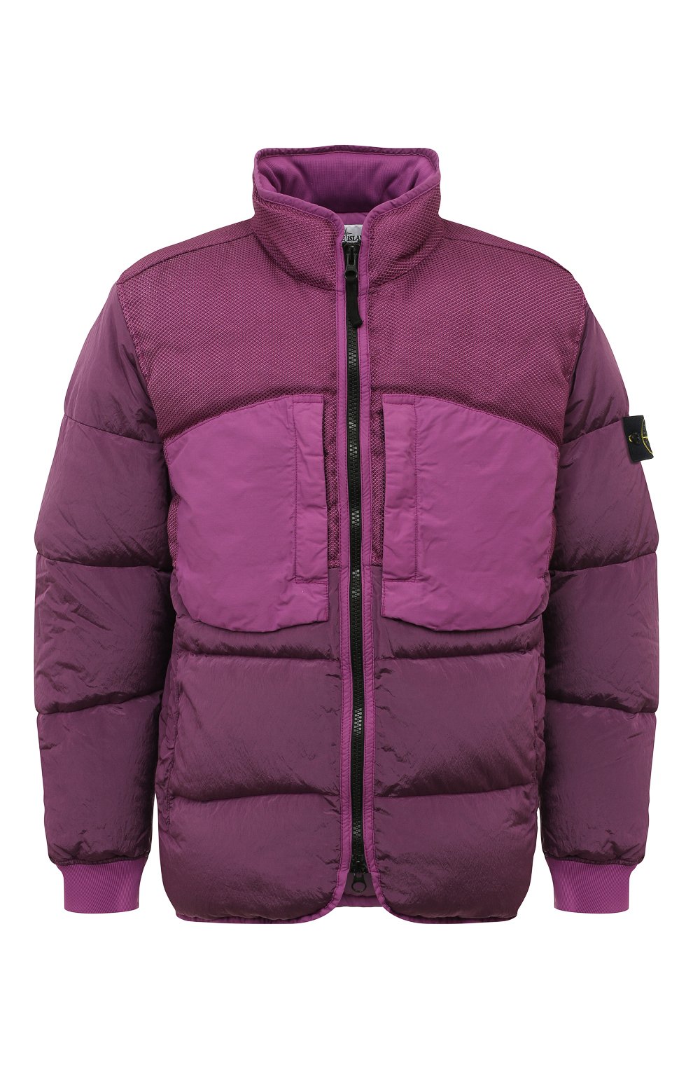Пуховик STONE ISLAND фиолетового цвета по цене 151500 руб., арт. 751542840, фото 1 Пуховик STONE ISLAND, арт. 751542840, фото 1