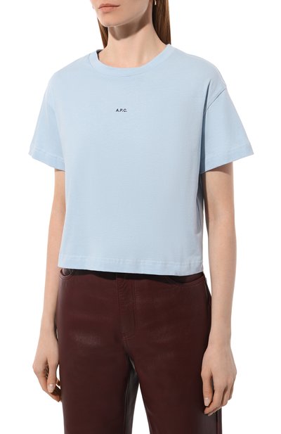 Хлопковая футболка A.P.C., арт. C0EI0-F26210, фото 3