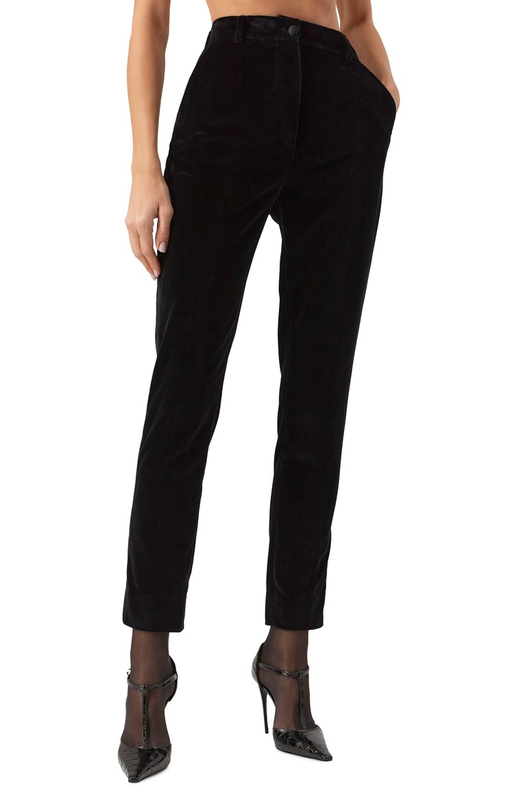 Бархатные брюки DOLCE & GABBANA, арт. FTC71T/FUVG7, фото 1