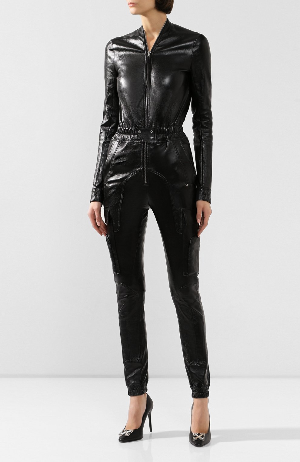 Кожаный комбинезон RICK OWENS, арт. R019F5580/LS, фото 3