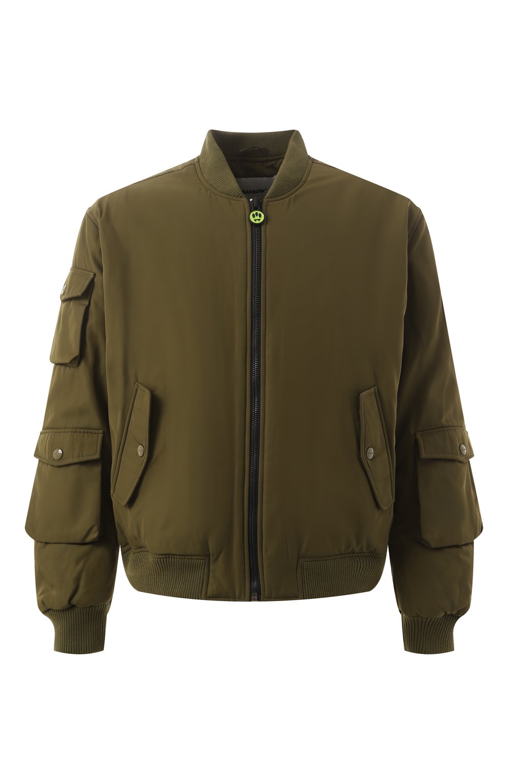 Утепленный бомбер BARROW хаки цвета по цене 43950 руб., арт. F4BWMAJK003, фото 1 Утепленный бомбер BARROW, арт. F4BWMAJK003, фото 1