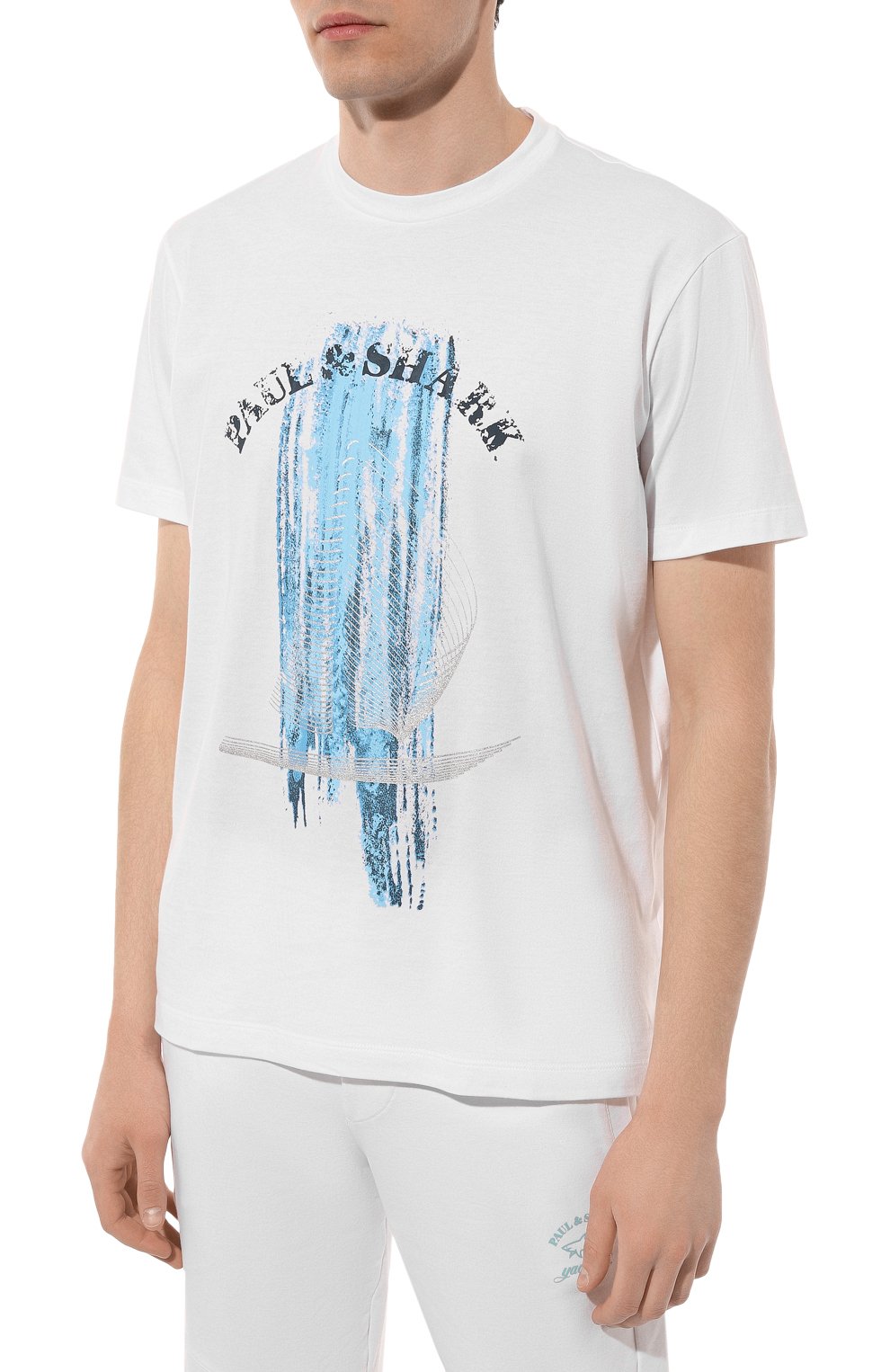 Хлопковая футболка PAUL&SHARK, арт. 23411076, фото 3