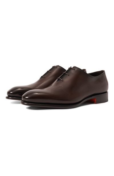 Мужские кожаные оксфорды carter SANTONI, арт. MCCG16229MC1HVVDN01