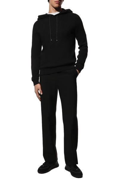 Худи из хлопка и шерсти BOSS, арт. 50482648, фото 2