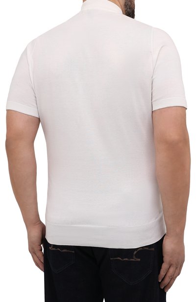 Хлопковый джемпер BRUNELLO CUCINELLI кремового цвета по цене 67600 руб., арт. M2900234W, фото 4 Хлопковый джемпер BRUNELLO CUCINELLI, арт. M2900234W, фото 4