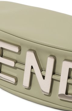 Женская сумка fendigraphy medium FENDI зеленого цвета, арт. 8BR799 AJQZ | Фото 3 (Материал: Натуральная кожа; Материал сплава: Проставлено; Размер: medium; Драгоценные камни: Проставлено)