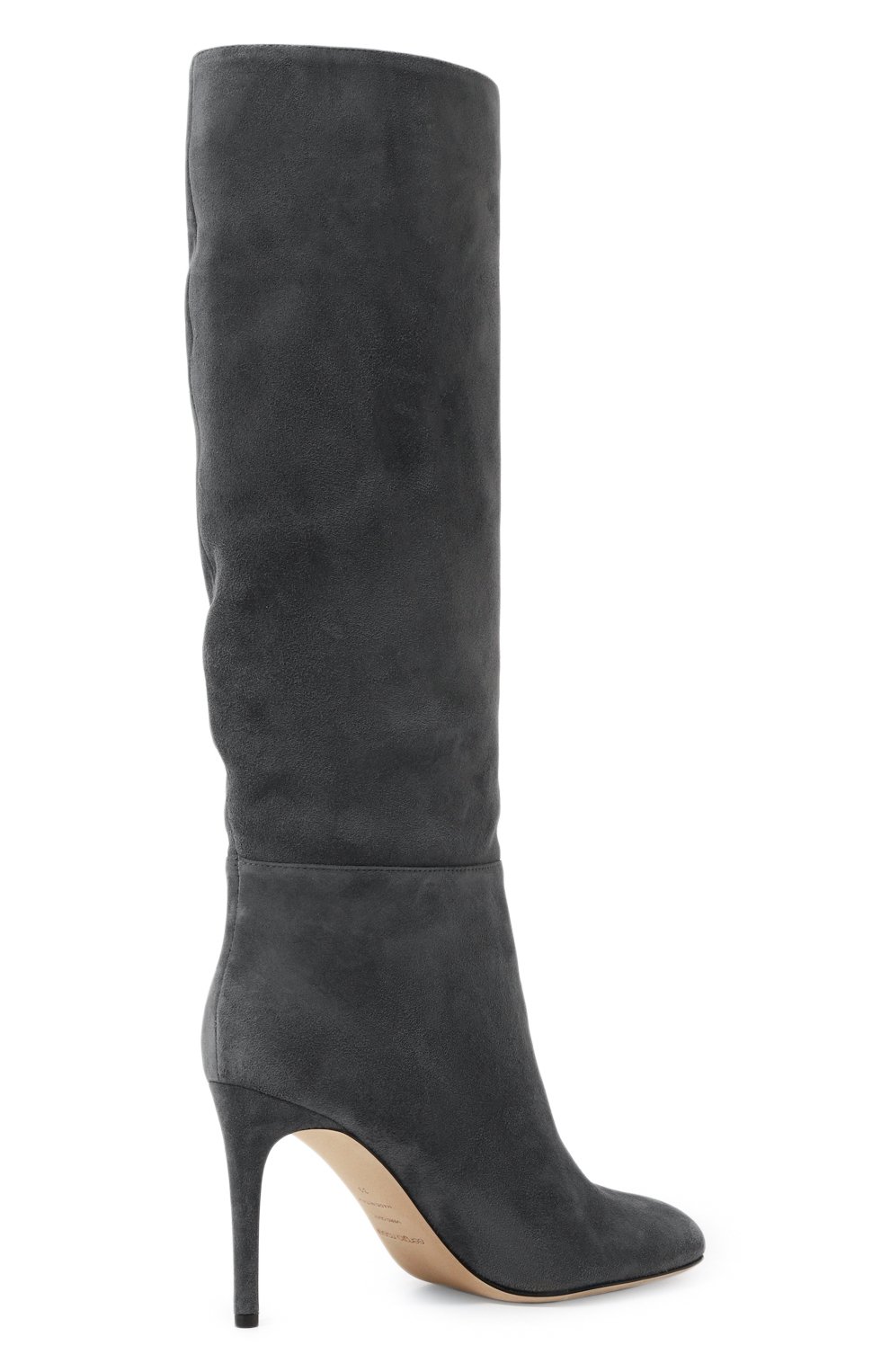 Замшевые сапоги SERGIO ROSSI темно-серого цвета по цене 131000 руб., арт. A70370/MCAZ01, фото 5 Замшевые сапоги SERGIO ROSSI, арт. A70370/MCAZ01, фото 5