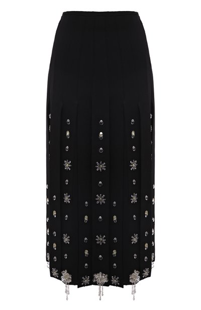 Женская шерстяная юбка PRADA, арт. P126SR-1X1O-F0002-202
