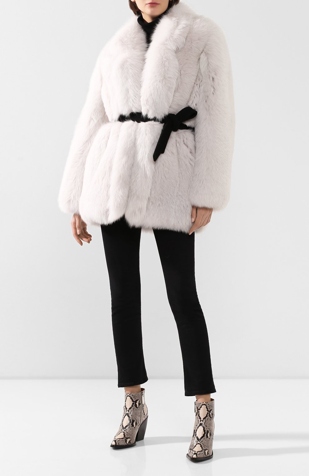 Шуба из меха песца BLANCHA, арт. 19121/100Z/15/BIANC0, фото 2
