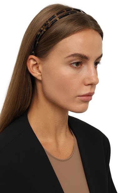 Ободок для волос ALEXANDRE DE PARIS разноцветного цвета по цене 14210 руб., арт. AHB-17992-02 W, фото 2 Ободок для волос ALEXANDRE DE PARIS, арт. AHB-17992-02 W, фото 2