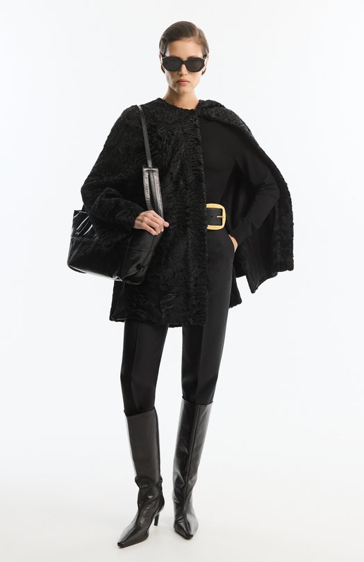 Кожаные сапоги Cave 60 Jude CAVE KNEE B00T/LEATHER Чёрный  CAVE KNEE B00T/LEATHER Фото 7