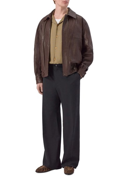 Мужская шелковая рубашка SAINT LAURENT, арт. 860621/Y2N62