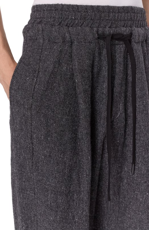 Брюки из шерсти и льна Andrea Ya'aqov 25M0RC40B/W00L CASHMERE Серый  25M0RC40B/W00L CASHMERE Фото 5