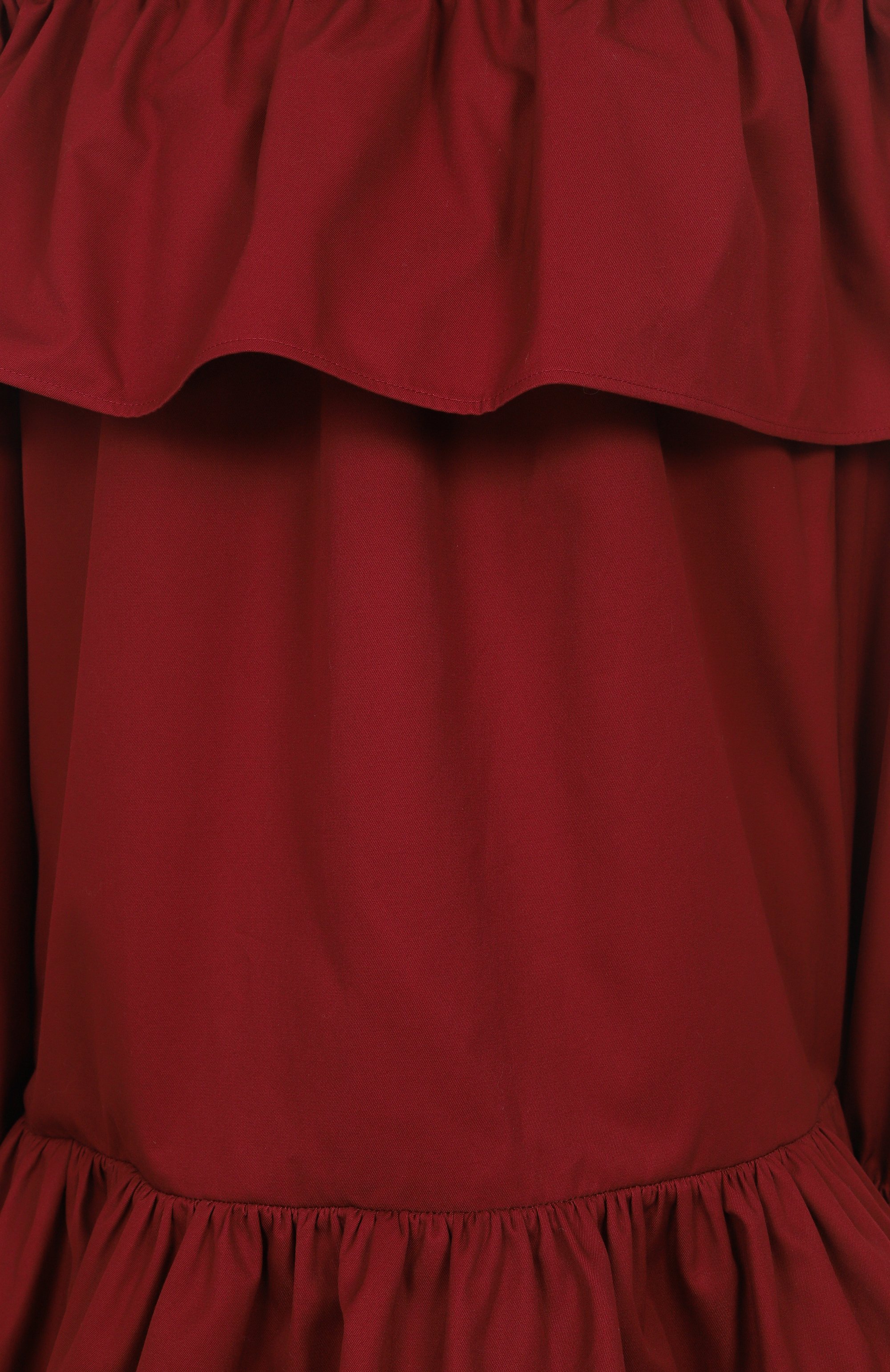 Хлопковое платье SAINT LAURENT, арт. 820312/Y3A99, фото 6