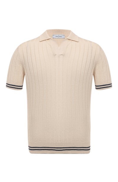 Поло изо льна и хлопка GRAN SASSO, арт. 23140/18624, фото 1