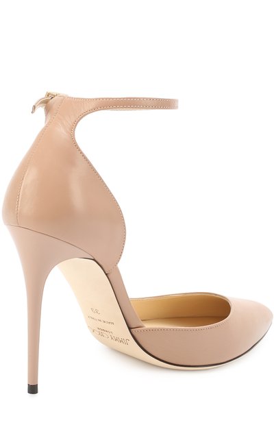 Кожаные туфли lucy 100 на шпильке JIMMY CHOO, арт. LUCY 100/KID, фото 4