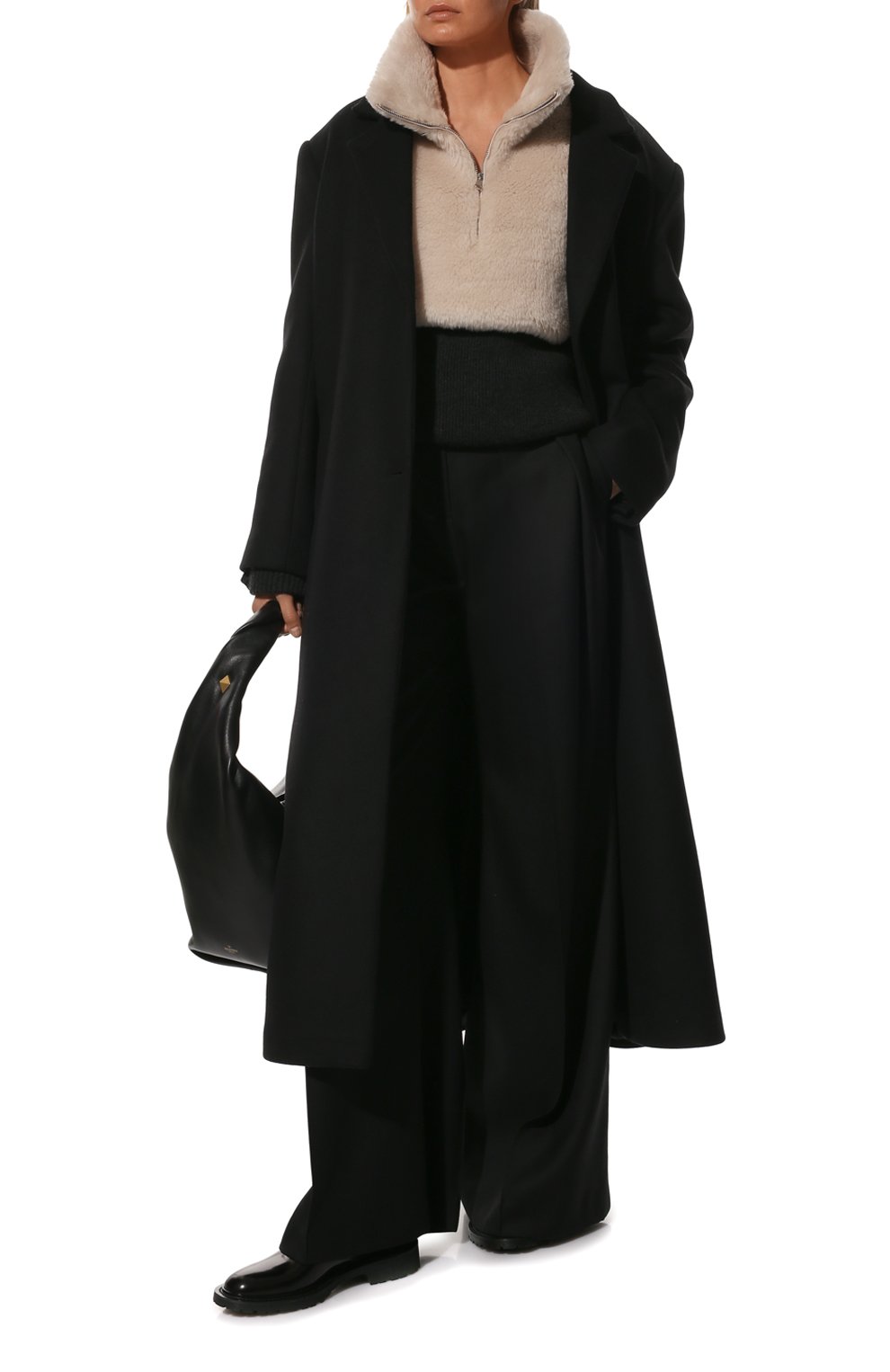 Шерстяная манишка METEO YVES SALOMON, арт. 22WMA004XXLATI, фото 2