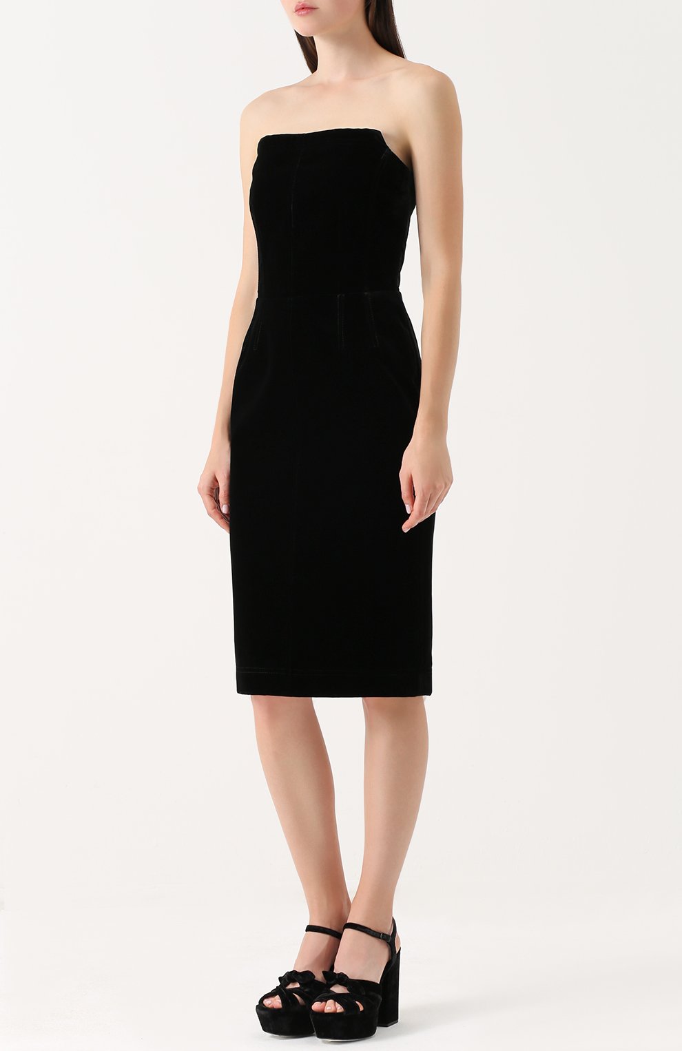 Облегающее платье-бюстье без рукавов TOM FORD, арт. AB1898-FAX103, фото 3