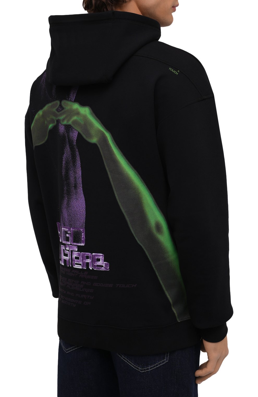 Хлопковое худи HUGO, арт. 50463825, фото 4