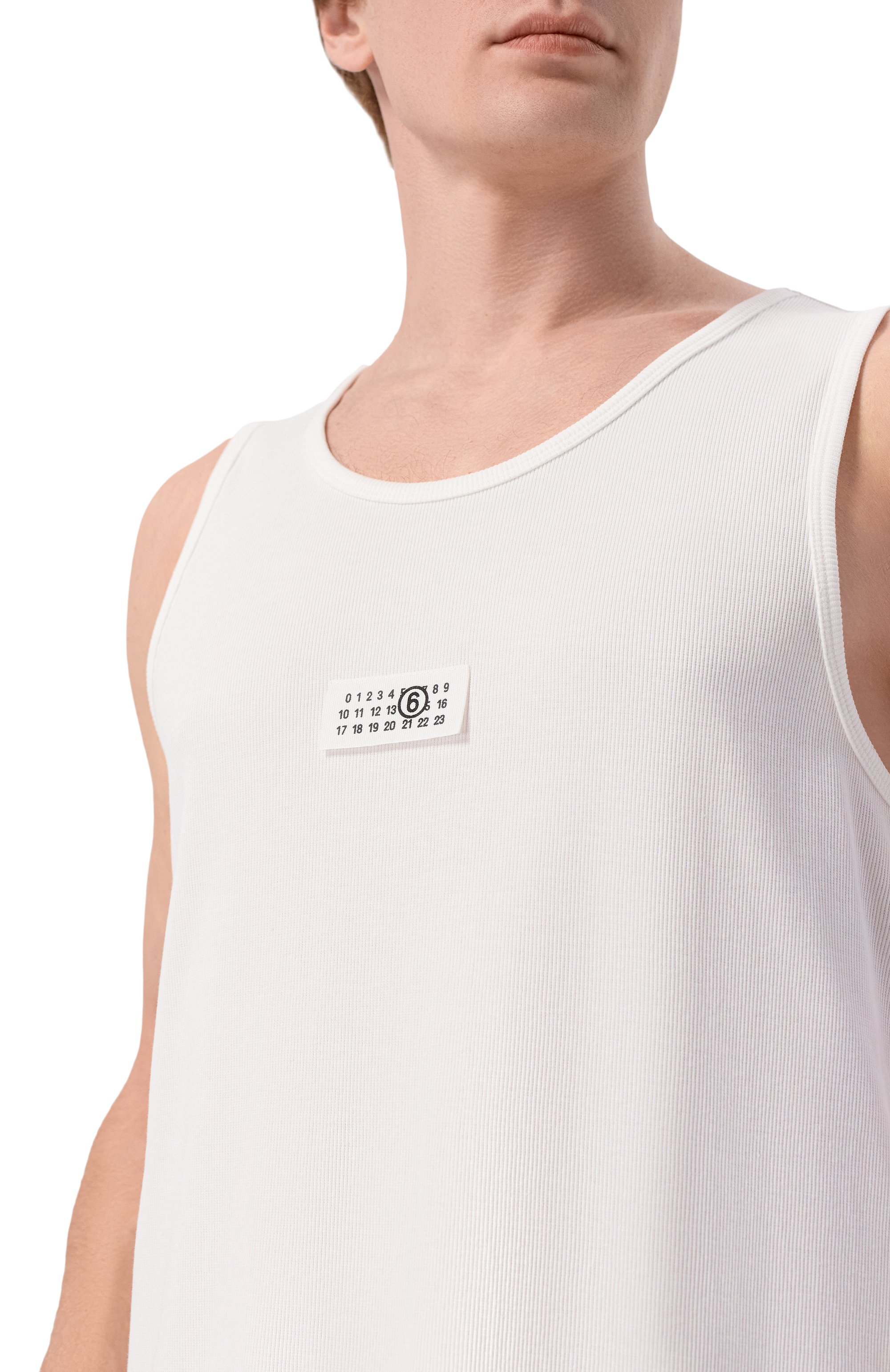 Хлопковая майка MM6, арт. SH0NL0007/M20054, фото 5