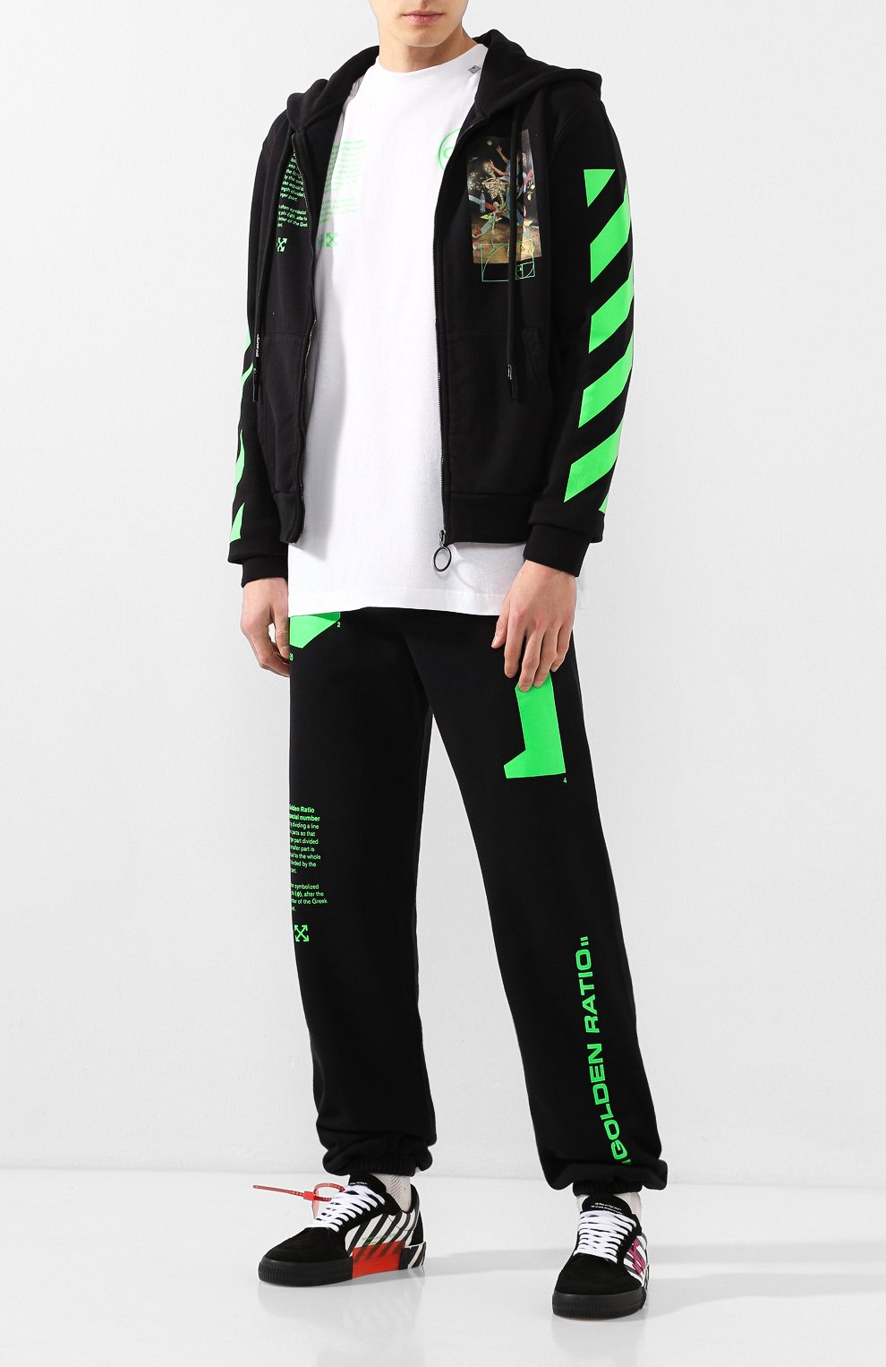 Хлопковая толстовка OFF-WHITE, арт. 0MBE001R20E300141088, фото 2