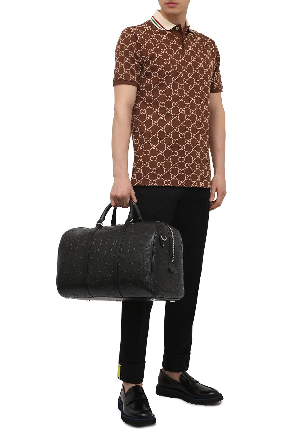 Кожаная дорожная сумка GUCCI, арт. 625768/1W3CN, фото 2