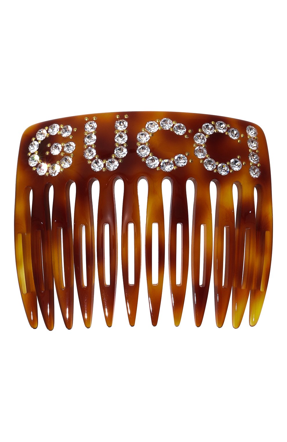 Заколка для волос GUCCI коричневого цвета по цене 38880 руб., арт. 503957 I12GO, фото 1 Заколка для волос GUCCI, арт. 503957 I12GO, фото 1