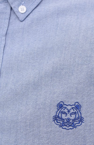Хлопковая рубашка KENZO, арт. FB55CH4001LD, фото 5