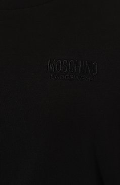 Женская хлопковая пижама MOSCHINO голубого цвета, арт. 232V6/A7823/4442 | Фото 7 (Материал сплава: Проставлено; Нос: Не проставлено; Материал внешний: Хлопок)