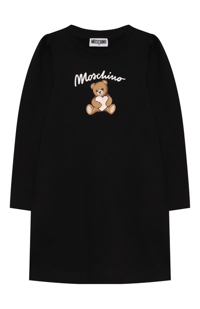 Хлопковое платье MOSCHINO, арт. HBV0FC/LCA40/4-8