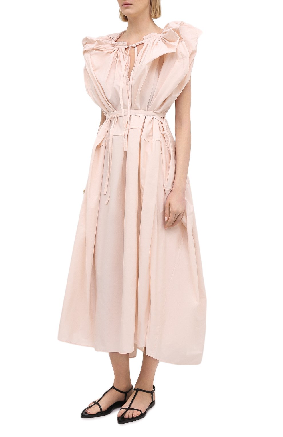 Платье JIL SANDER розового цвета по цене 159000 руб., арт. JSPS500306-WS442200, фото 3 Платье JIL SANDER, арт. JSPS500306-WS442200, фото 3
